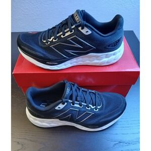 New Balance Fresh Foam 680v8 Womens Running Shoes Black White W680LK8 Size 10